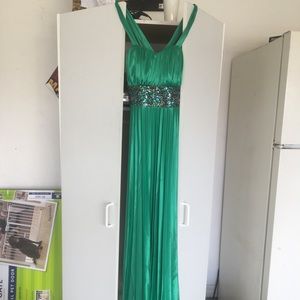 Green formal dress